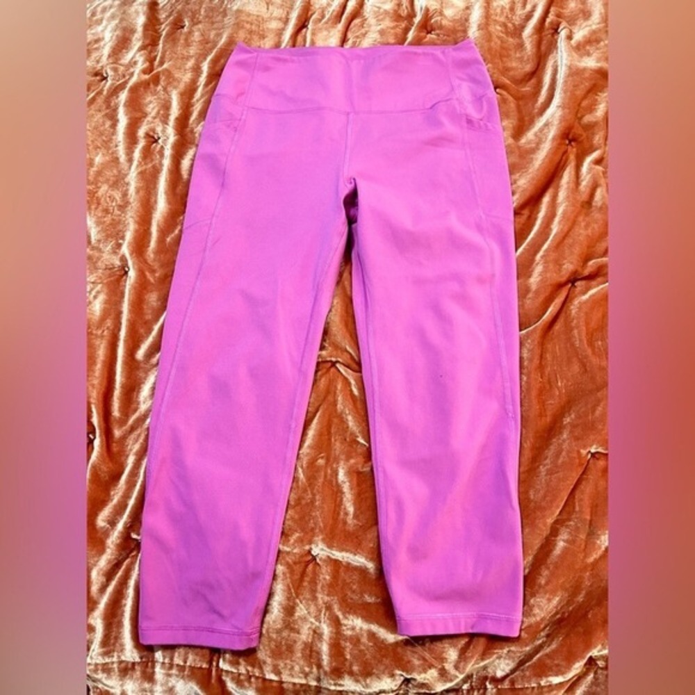 LARGE GAP Lavender High-Rise Ankle Leggings‎ Workout Gym Activewear